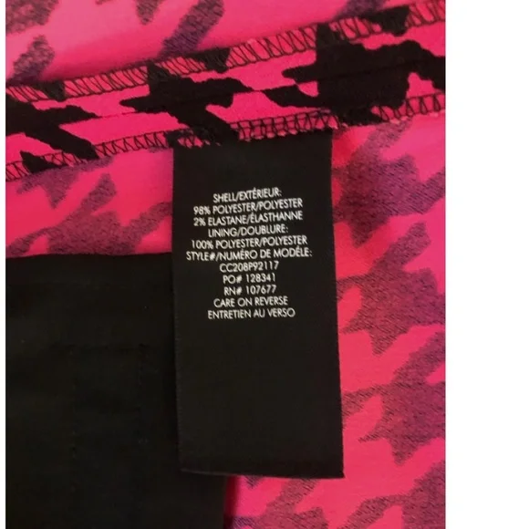Alice and Olivia Olivia Houndstooth Bootcut Pants - 150th Anniversary Exclusive